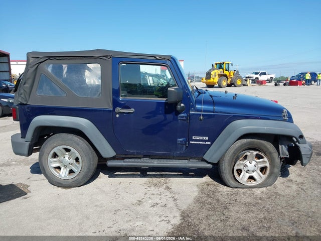 45240238 :رقم المزاد ، 1C4AJWAG8DL504963 vin ، 2013 Jeep Wrangler Sport مزاد بيع
