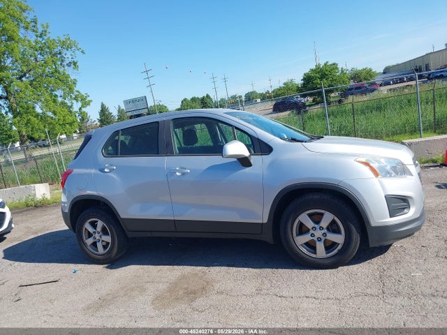 Aukcja sprzedaży 2016 Chevrolet Trax 1ls, vin: 3GNCJNSB4GL165625, numer aukcji: 45240276
