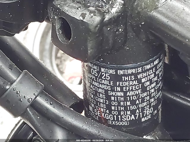 Kawasaki EX500 2025 ML5EXGG11SDA71760 Image 10