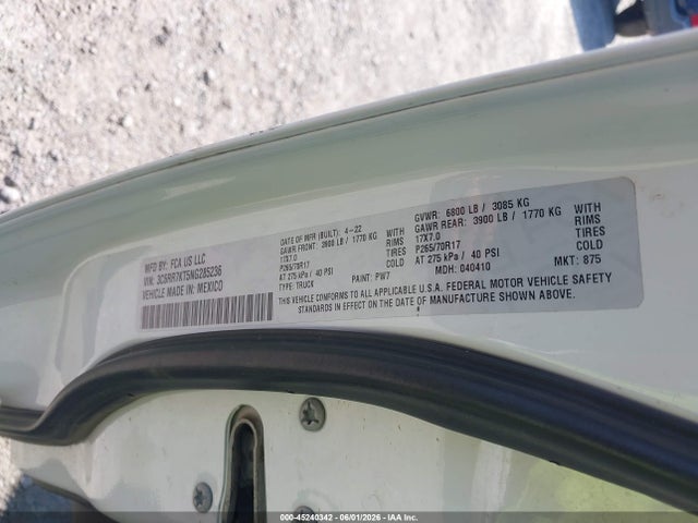 Aukcja sprzedaży 2022 Ram 1500 Classic Tradesman  4x4 5'7 Box, vin: 3C6RR7KT5NG285236, numer aukcji: 45240342
