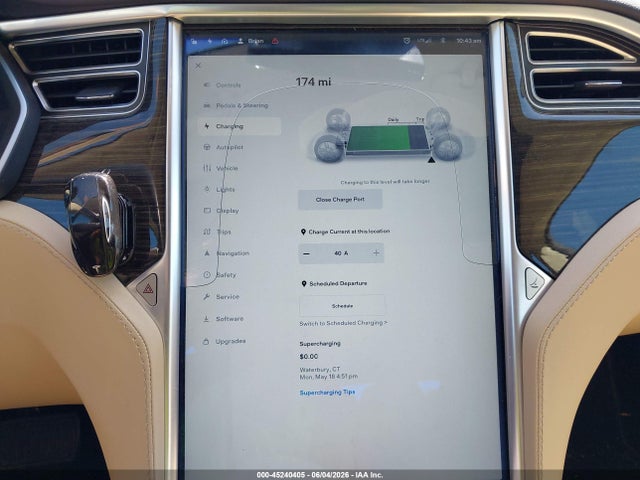 Продажа на аукционе авто 2015 Tesla Model S 70d/85d/p85d, vin: 5YJSA1S21FF096533, номер лота: 45240405