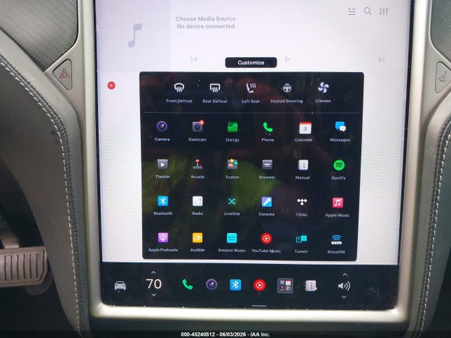 Aukcja sprzedaży 2020 Tesla Model X Long Range Dual Motor All-wheel Drive/long Range Plus Dual Motor All-wheel Drive, vin: 5YJXCBE24LF272844, numer aukcji: 45240512