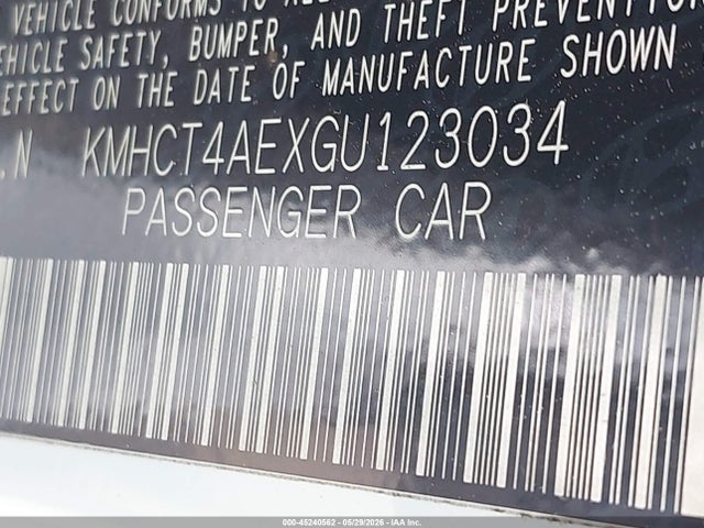 Hyundai ACCENT SE 2016 KMHCT4AEXGU123034 Image 9