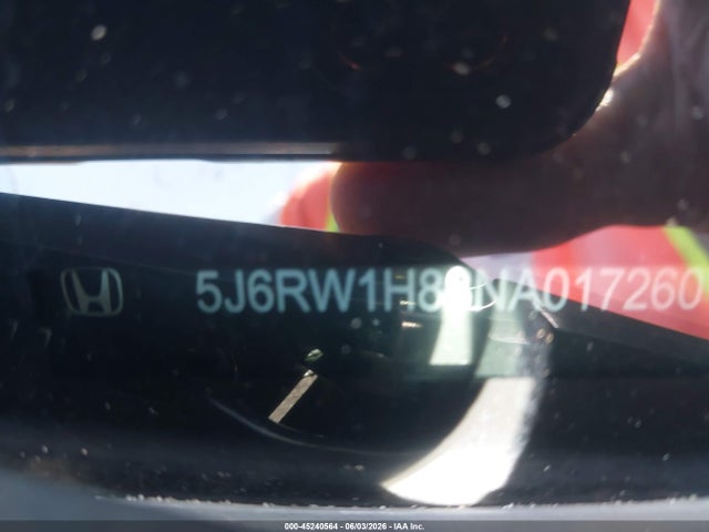 Aukcja sprzedaży 2022 Honda Cr-v 2wd Ex-l, vin: 5J6RW1H88NA017260, numer aukcji: 45240564