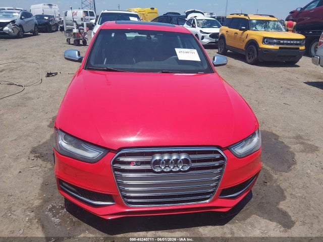 2014 Audi S4 3.0t Premium Plus მანქანა იყიდება აუქციონზე, vin: WAUKGAFL5EA098453, აუქციონის ნომერი: 45240711