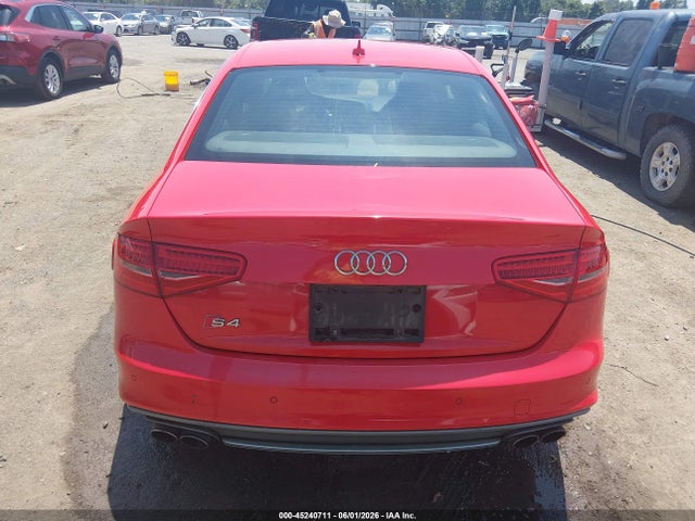 2014 Audi S4 3.0t Premium Plus მანქანა იყიდება აუქციონზე, vin: WAUKGAFL5EA098453, აუქციონის ნომერი: 45240711