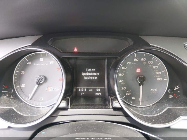 2016 Audi S5 3.0t Premium Plus მანქანა იყიდება აუქციონზე, vin: WAUC4AFH0GN003995, აუქციონის ნომერი: 45240783