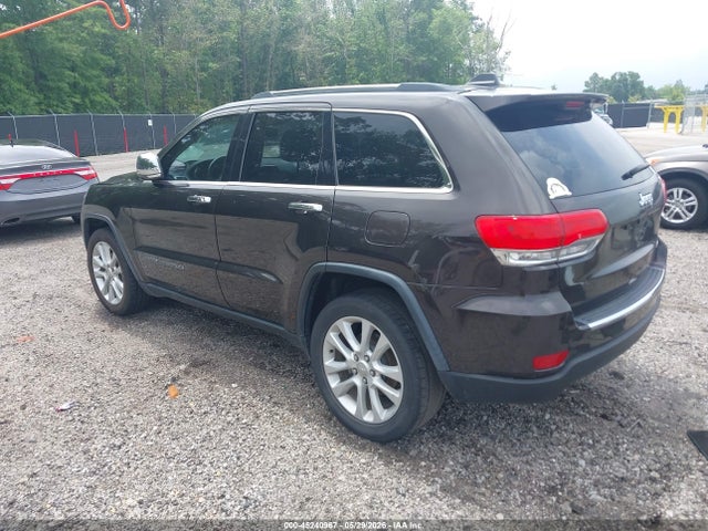 2017 Jeep Grand Cherokee Limited 4x2 მანქანა იყიდება აუქციონზე, vin: 1C4RJEBG3HC712735, აუქციონის ნომერი: 45240967