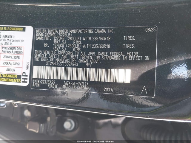 Lexus NX 350 2026 2T2AGCEZ7TC097843 Image 9