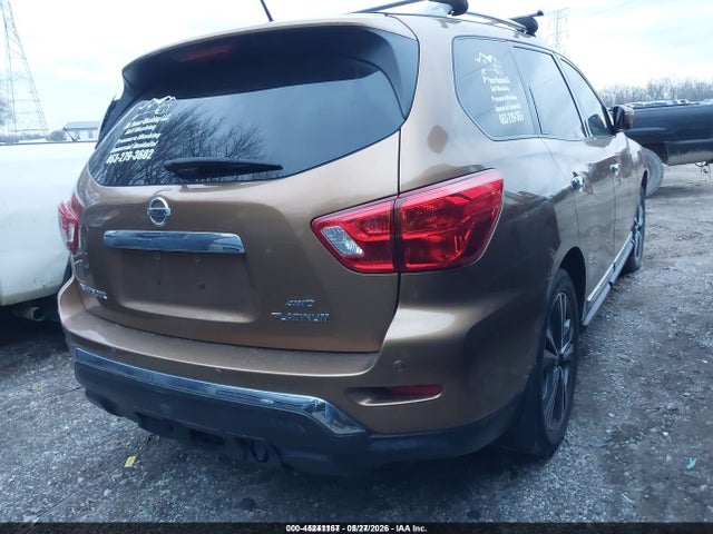 2017 Nissan Pathfinder Platinum მანქანა იყიდება აუქციონზე, vin: 5N1DR2MM3HC612540, აუქციონის ნომერი: 45241157