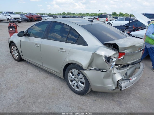 45241227 :رقم المزاد ، 1G1PA5SH5D7167245 vin ، 2013 Chevrolet Cruze Ls Auto مزاد بيع