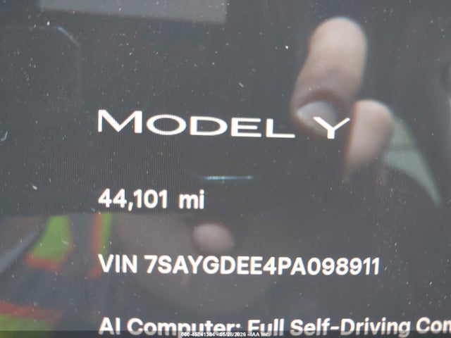 Aukcja sprzedaży 2023 Tesla Model Y Awd/long Range Dual Motor All-wheel Drive, vin: 7SAYGDEE4PA098911, numer aukcji: 45241364