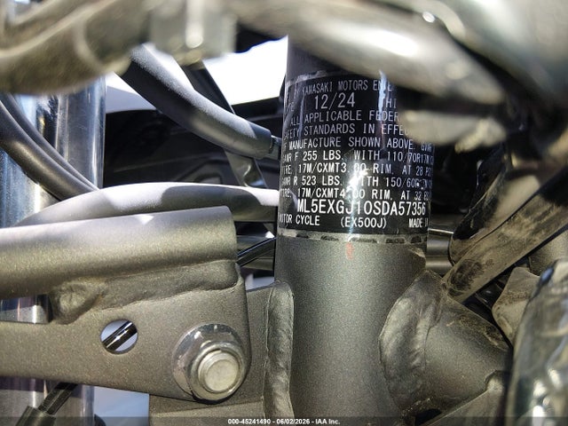 Kawasaki Ex500 A/b 2025 ML5EXGJ10SDA57356 Image 10