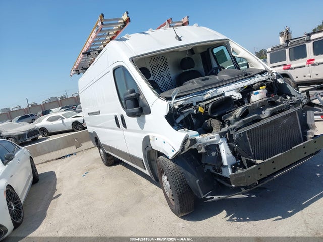 45241804 :رقم المزاد ، 3C6MRVJG8PE536655 vin ، 2023 Ram Promaster 3500 Cargo Van High Roof 159 Wb Ext مزاد بيع