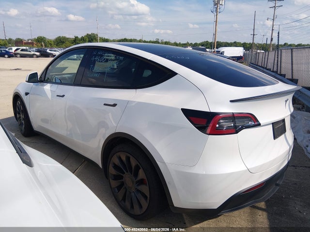 2022 Tesla Model Y Performance Dual Motor All-wheel Drive მანქანა იყიდება აუქციონზე, vin: 7SAYGDEF0NF308168, აუქციონის ნომერი: 45242052