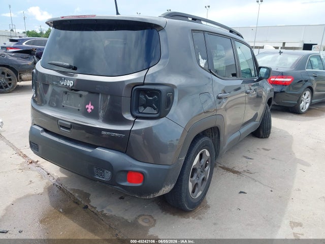 Продаж на аукціоні авто 2018 Jeep Renegade Sport Fwd, vin: ZACCJAAB7JPG70169, номер лоту: 45242106