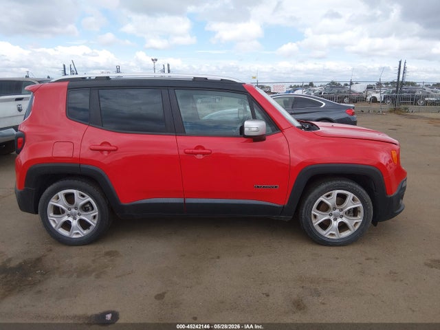 2018 Jeep Renegade Limited Fwd მანქანა იყიდება აუქციონზე, vin: ZACCJADB9JPG68810, აუქციონის ნომერი: 45242146