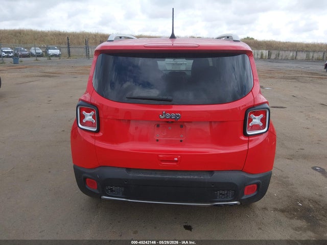 2018 Jeep Renegade Limited Fwd მანქანა იყიდება აუქციონზე, vin: ZACCJADB9JPG68810, აუქციონის ნომერი: 45242146
