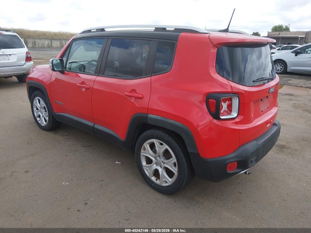 2018 Jeep Renegade Limited Fwd მანქანა იყიდება აუქციონზე, vin: ZACCJADB9JPG68810, აუქციონის ნომერი: 45242146