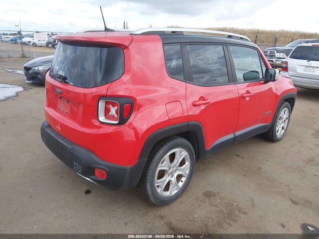 2018 Jeep Renegade Limited Fwd მანქანა იყიდება აუქციონზე, vin: ZACCJADB9JPG68810, აუქციონის ნომერი: 45242146