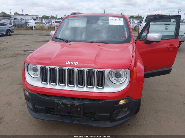 2018 Jeep Renegade Limited Fwd მანქანა იყიდება აუქციონზე, vin: ZACCJADB9JPG68810, აუქციონის ნომერი: 45242146