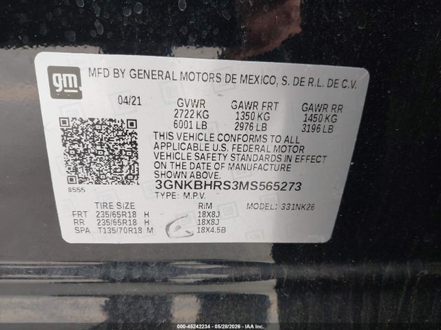 Chevrolet Blazer Awd 2lt 2021 3GNKBHRS3MS565273 Image 9