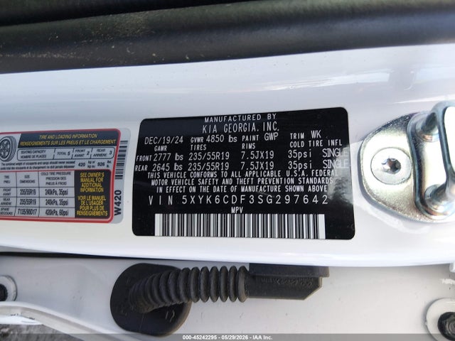 5XYK6CDF3SG297642 KIA Sportage X-line