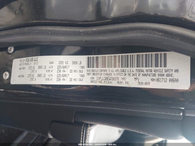 Продаж на аукціоні авто 2015 Jeep Cherokee Latitude, vin: 1C4PJLCB9FW790978, номер лоту: 45242387