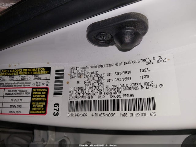 Toyota Tacoma Limited 2023 3TMHZ5BN7PM140634 Image 9