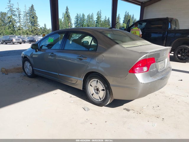 45242594 :رقم المزاد ، JHMFA36208S020152 vin ، 2008 Honda Civic Hybrid مزاد بيع