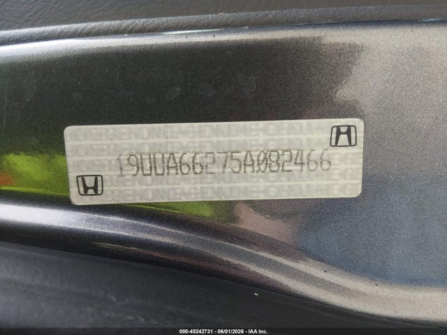 Aukcja sprzedaży 2005 Acura Tl, vin: 19UUA66275A082466, numer aukcji: 45242731