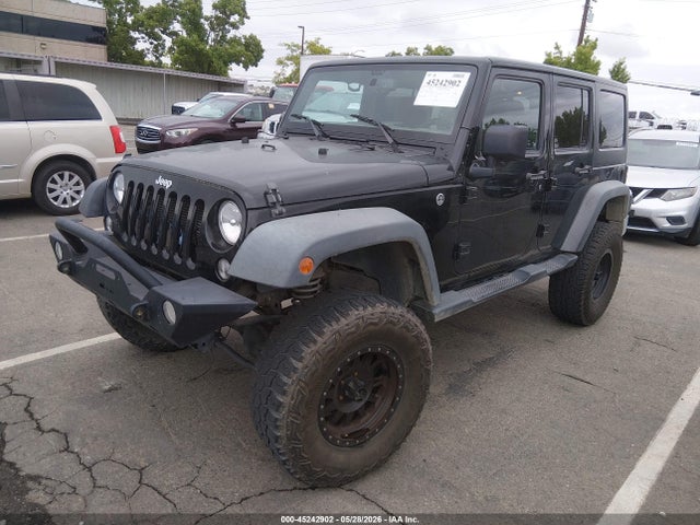 2016 Jeep Wrangler Unlimited Sport მანქანა იყიდება აუქციონზე, vin: 1C4BJWDG5GL316745, აუქციონის ნომერი: 45242902