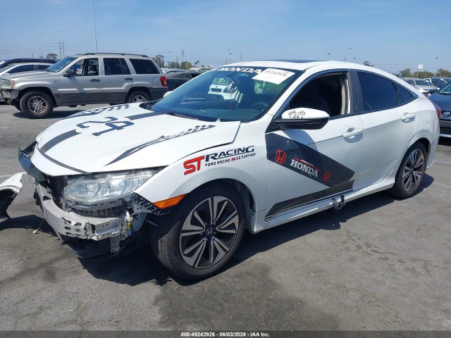 Honda Civic Ex-t 2018 19XFC1F30JE200104 Image 2