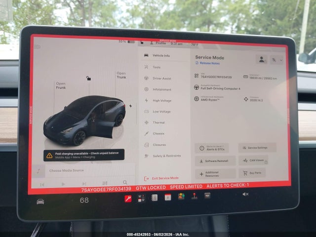 Продажа на аукционе авто 2024 Tesla Model Y Long Range Dual Motor All-wheel Drive, vin: 7SAYGDEE7RF034139, номер лота: 45242953