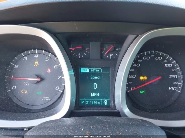 2015 Chevrolet Equinox 1lt მანქანა იყიდება აუქციონზე, vin: 2GNALBEK1F6261761, აუქციონის ნომერი: 45243096