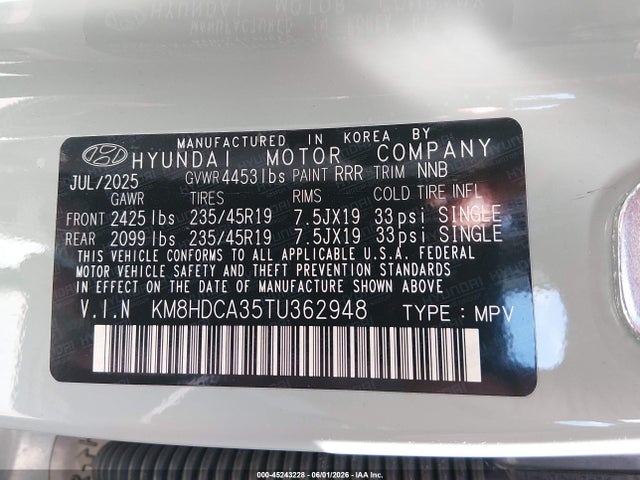 Hyundai Kona Sel Premium 2026 KM8HDCA35TU362948 Image 9
