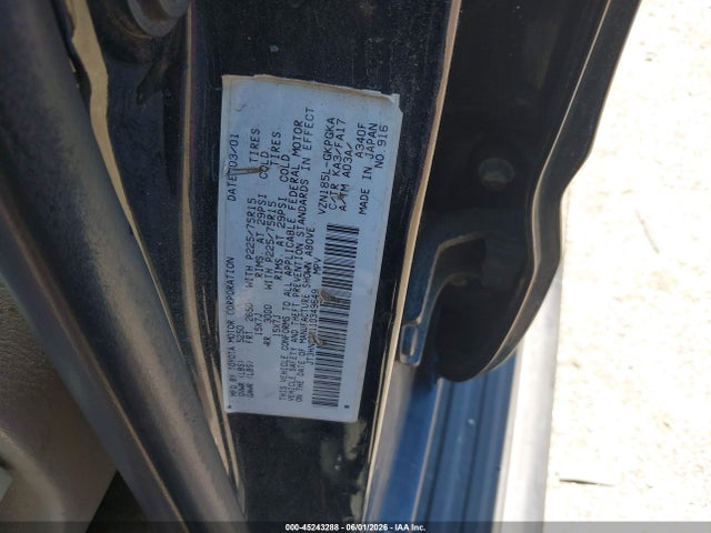 Aukcja sprzedaży 2001 Toyota 4runner Sr5 V6, vin: JT3HN86R110349649, numer aukcji: 45243288