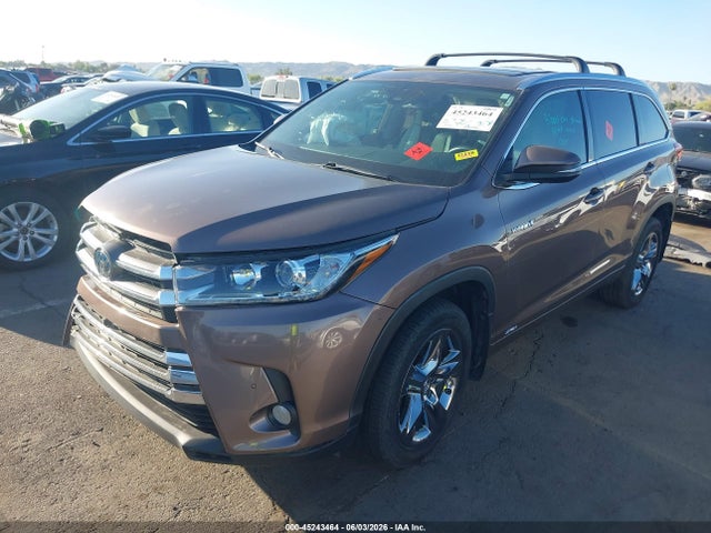 Aukcja sprzedaży 2018 Toyota Highlander Hybrid Limited Platinum, vin: 5TDDGRFH0JS045193, numer aukcji: 45243464