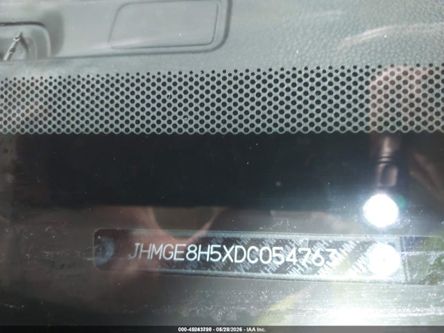 2013 Honda Fit Sport მანქანა იყიდება აუქციონზე, vin: JHMGE8H5XDC054763, აუქციონის ნომერი: 45243790