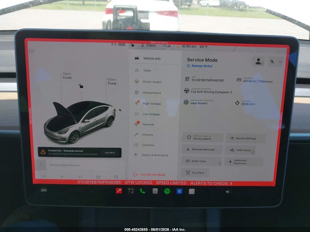 Aukcja sprzedaży 2021 Tesla Model 3 Long Range, vin: 5YJ3E1EB7MF048388, numer aukcji: 45243855
