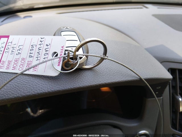 Продаж на аукціоні авто 2012 Infiniti G37x, vin: JN1CV6AR7CM978087, номер лоту: 45243898