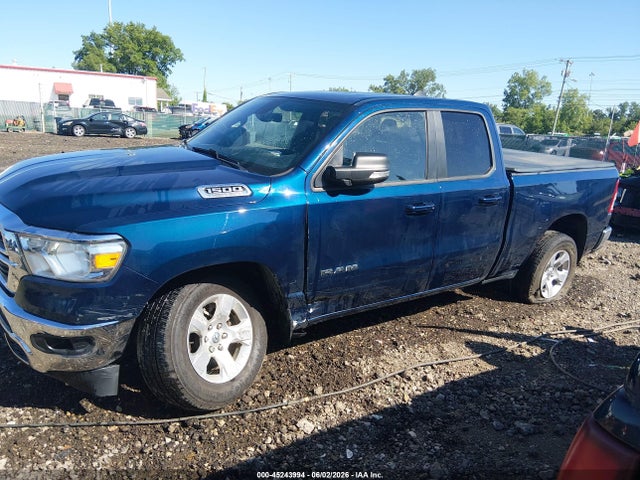 45243994 :رقم المزاد ، 1C6SRFBT1MN515033 vin ، 2021 Ram 1500 Big Horn  4x4 6'4 Box مزاد بيع