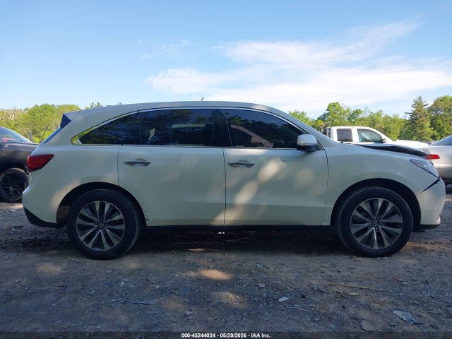 45244024 :رقم المزاد ، 5FRYD4H41GB050602 vin ، 2016 Acura Mdx Technology   Acurawatch Plus Packages/technology Package مزاد بيع