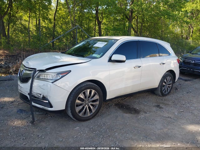45244024 :رقم المزاد ، 5FRYD4H41GB050602 vin ، 2016 Acura Mdx Technology   Acurawatch Plus Packages/technology Package مزاد بيع