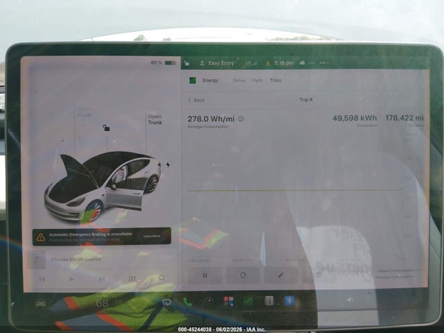 5YJ3E1EB4KF469949 Tesla Model 3 Long Range/performance
