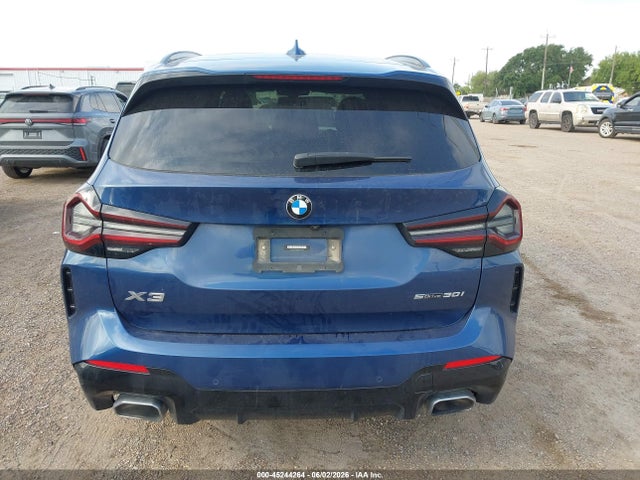 2022 Bmw X3 Sdrive30i მანქანა იყიდება აუქციონზე, vin: 5UX43DP08N9K59472, აუქციონის ნომერი: 45244264