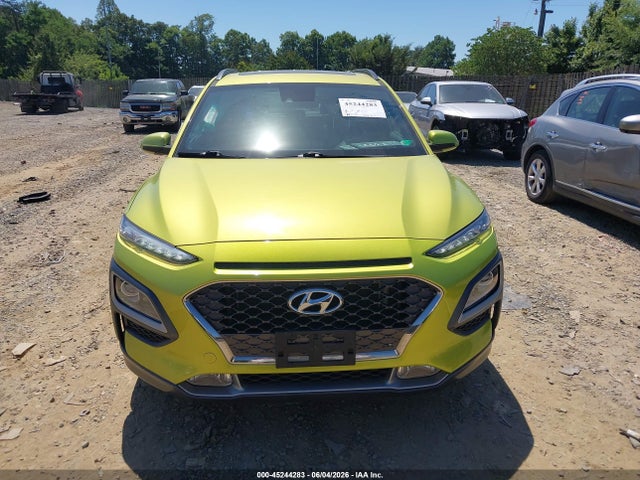 2019 Hyundai Kona Limited მანქანა იყიდება აუქციონზე, vin: KM8K3CA53KU329097, აუქციონის ნომერი: 45244283