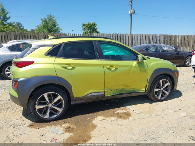 2019 Hyundai Kona Limited მანქანა იყიდება აუქციონზე, vin: KM8K3CA53KU329097, აუქციონის ნომერი: 45244283