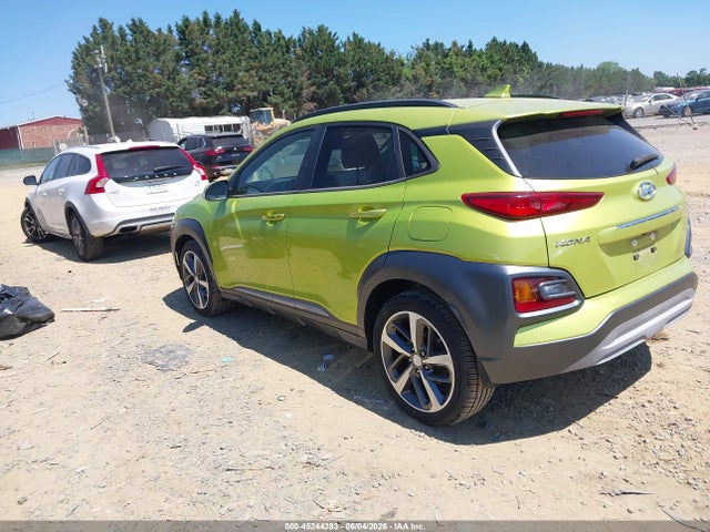 2019 Hyundai Kona Limited მანქანა იყიდება აუქციონზე, vin: KM8K3CA53KU329097, აუქციონის ნომერი: 45244283