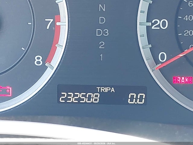 45244431 :رقم المزاد ، 1HGCS22869A002673 vin ، 2009 Honda Accord 3.5 Ex-l مزاد بيع